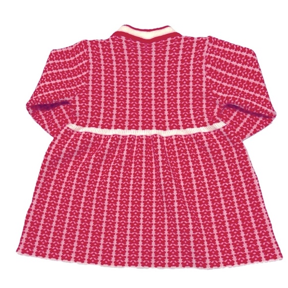 053 PatPat Red and Cream Kids Dress - Picture 2 of 3